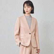 【接触冷感/UV対策/セットアップ対応】ノーカラーダンボールジャケット