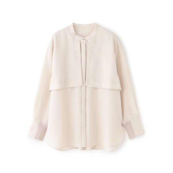 【着用しわ軽減/吸水速乾】ガンパッチブラウス