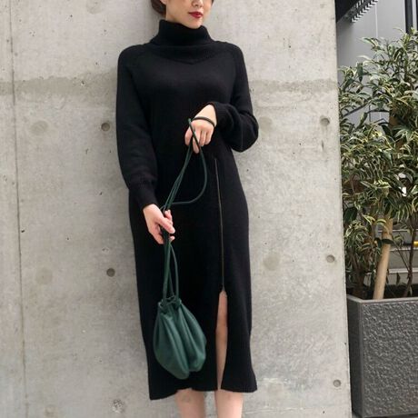 フロントスリットニットワンピース キャスト コロン Cast ファッション通販 マルイウェブチャネル To5 126 44 01