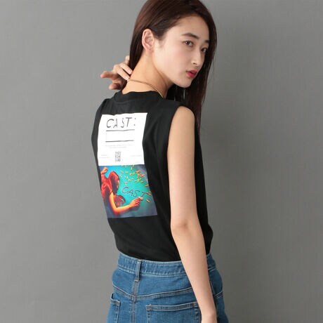 ノースリーブダイイングメッセージｔシャツ キャスト コロン Cast N5p219 ファッション通販 マルイウェブチャネル