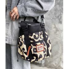 《JaVaジャバ コラボ》ころんと可愛い。2wayアウトドア巾着メッシュバッグ