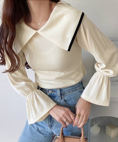 Classical Frill Collar Jacket　フレンチガーリー 今すぐお届け】Classical Frill Collar Jacket | Belle Charme(ベル