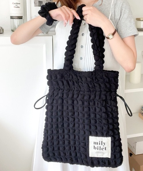 mily bilet】愛らしさNo,1！ポップコーン2way巾着トートバッグ