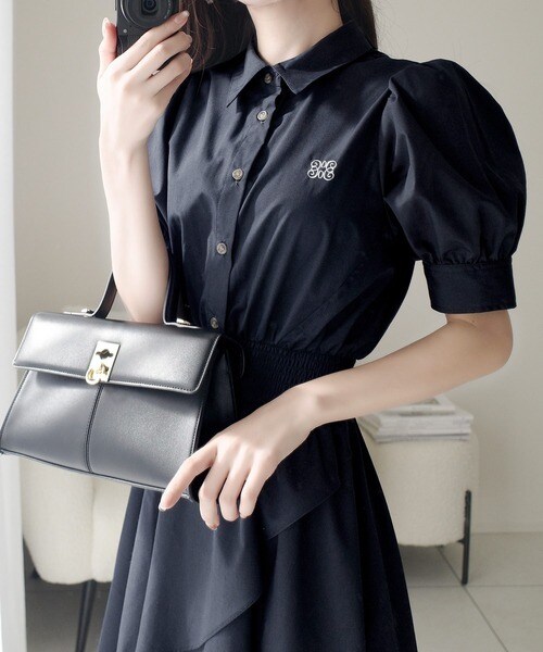 mily bilet】おしゃれと高級感の絶妙なバランス。花刺繍ガーゼレトロ