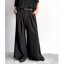 Three-Tuck Y2K Super Wide Trousers／Y2Kスーパーワードスラックス
