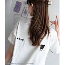 【Sanrio characters/サンリオキャラクターズ】サンリオキャラ刺繍コンパクトTシャツ
