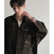 クラシカルエルフ(Classical Elf)のSheer Jacquard Dolman Sleeve Shirt／シアージャカードドルマンシャツ