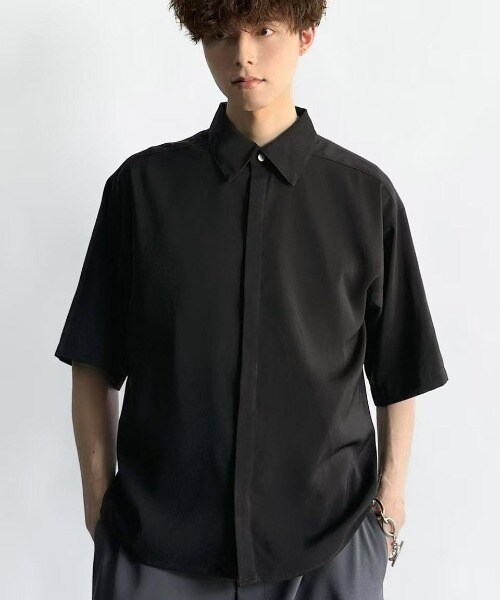 JIEDA / ジエダ】 GABARDINE FLAP SHIRT | 417 エディフィス(417
