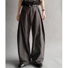 クラシカルエルフ(Classical Elf)の《Haruto×クラシカルエルフコラボ》綿100％ダブルタックデザインバックポケットワイドスラックス