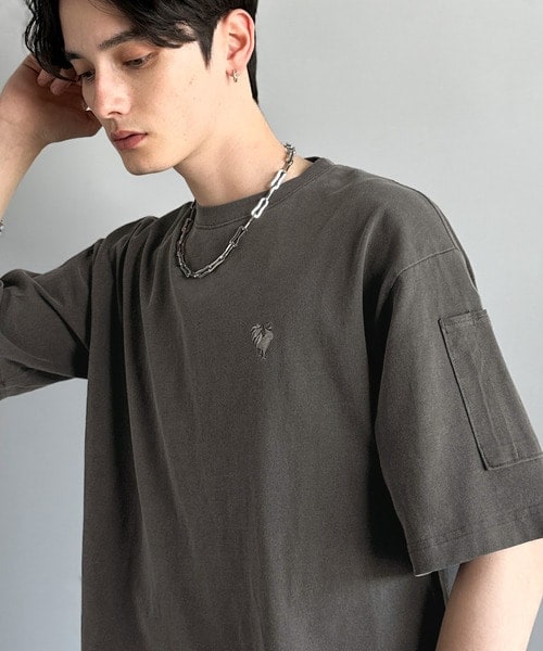 エステルスパンリップルフェイクレイヤードTシャツ エステルスパンリップルフェイクレイヤードTシャツ｜MEN'S