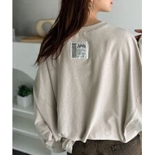 クラシカルエルフ(Classical Elf)の【25AW新作】《JaVaコラボ》大人カジュアル。綿100％ドルマンスリーブカットロンTEE（長袖）