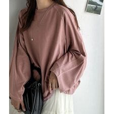 クラシカルエルフ(Classical Elf)の【25AW新作】《JaVaコラボ》大人カジュアル。綿100％ドルマンスリーブカットロンTEE（長袖）