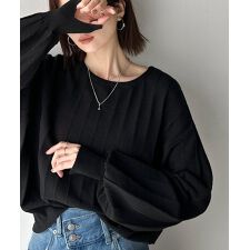 クラシカルエルフ(Classical Elf)の【2025AW新作】大人のカジュアルを極める。タック編み袖口スリットパフニット