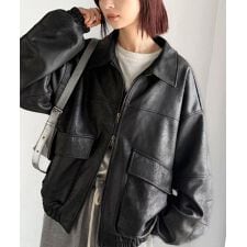 クラシカルエルフ(Classical Elf)の《JaVaジャバコラボ》背伸びなストリートMIX。ヴィンテージスウェード風ダブルジップブルゾン