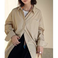 クラシカルエルフ(Classical Elf)の《JaVa ジャバコラボ》こなれ感を引き寄せる。胸ポケットつきサイドスリットビックシャツ（長袖）