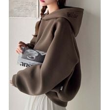 クラシカルエルフ(Classical Elf)の《JaVaジャバコラボ》ゆるっとダボっとシンプル可愛い♪ダンボール刺繍パーカー