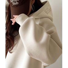 クラシカルエルフ(Classical Elf)の《JaVaジャバコラボ》ゆるっとダボっとシンプル可愛い♪ダンボール刺繍パーカー