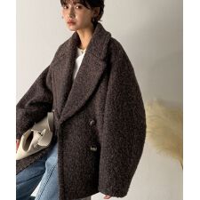 クラシカルエルフ(Classical Elf)の【Classical Evon】やさしい肌触りで、大人のきちんと感を演出。軽やかブークレPコート