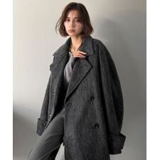 クラシカルエルフ(Classical Elf)の【Classical Evon】気品に溢れ、温もり満たす。シャギーピーコート（ミドル丈）