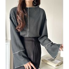 【2025AW新作】垢抜け愛されスタイル♪前後2wayヘビーワッフルメロウプルオーバー（長袖）