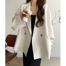 クラシカルエルフ(Classical Elf)の25AW新作【セットアップ可】自由自在に楽しめる。美シルエットテーラードダブルジャケット