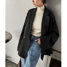 クラシカルエルフ(Classical Elf)の25AW新作【セットアップ可】自由自在に楽しめる。美シルエットテーラードダブルジャケット