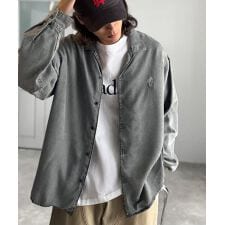 クラシカルエルフ(Classical Elf)の2025AW新作【Classical Origin】ルーズフィットオープンカラーデニムシャツ（長袖）