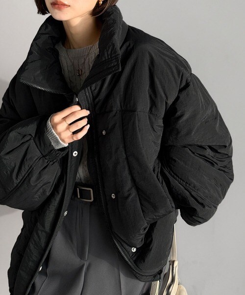 クラシカルエルフ（Classical Elf）/【2025AW新作】防寒もお洒落も叶える。スタンドカラーモンスターダウンジャケット（オーバーサイズ） 2025AW新作】防寒もお洒落も叶える。スタンドカラーモンスターダウン