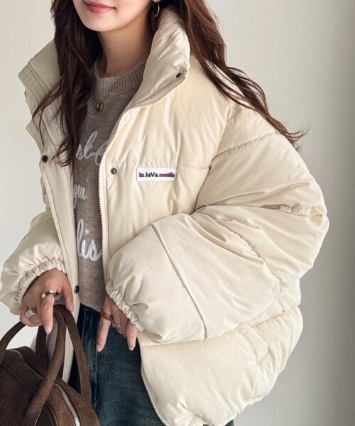 2025AW新作《JaVaコラボ》トレンド感も暖かさも叶える。ショート丈