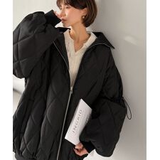 25AW新作《JaVaジャバコラボ》大人カジュアルの主役。ダブルキルティング袖ドロスト中綿ジャケット