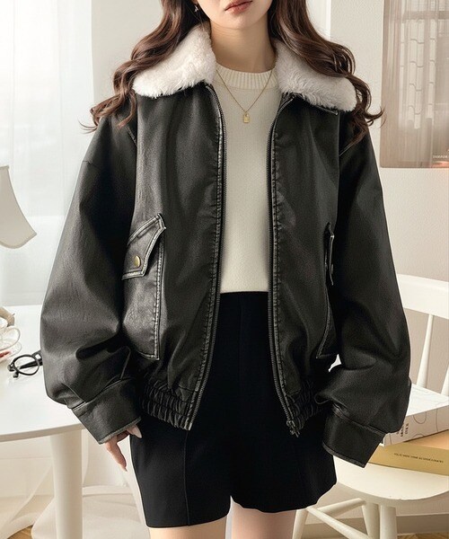 JaVaジャバ コラボ》1点投入で即、秋めく！フェイクレザー