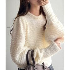 【25AW新作】ゆるっとシルエットで大人可愛く！ぽわん袖クルーネックPO（長袖）