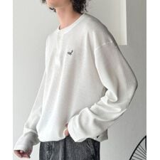 【Classical Origin】ピグメント加工サーマルヘンリーネックTシャツ（長袖）