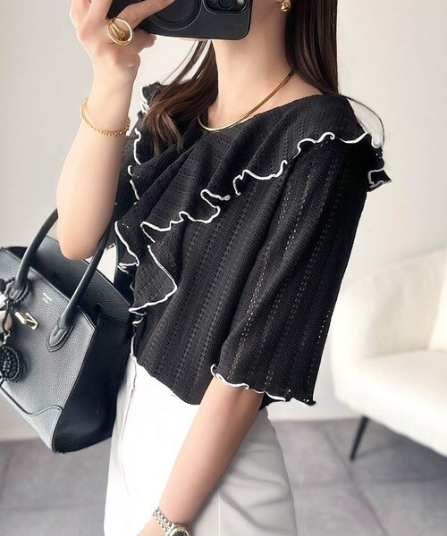 [�}���C]�ꖇ�ŉ؂₩�A�Ȃ̂ɋC���Ȃ��B�������҂� ���b�t���t���� �z�F�����E�g�� �g�b�v�X(�ܕ���)/�N���V�J���G���t�iClassical Elf�j �u���b�N