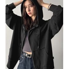 【Classical Origin】「日常をアップデート。」アップリケデザインフルジップパーカー