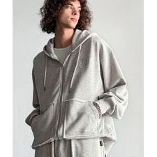 【Classical Origin】「日常をアップデート。」アップリケデザインフルジップパーカー