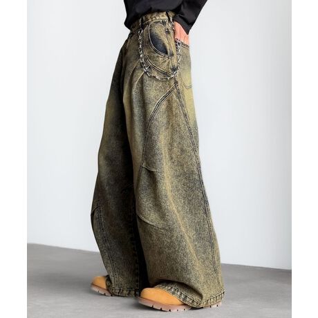 [^:CO1150057]Be[WH3D^bNŖ闧̓IȃoVGbgB݊Q̃ChfjBu3D TuckedDarted Barrel-Leg Wide Denim^3D^bN_[cfUCobOChfjv̓Iȃ^bNƃ_[cꂽobOVGbg̈{BChȂRȊۂ݂邱ƂŁAŝ郉C`BBe[WH邱Ƃŕ\LȎdオɁBfabricRbg~|GXeãCgIXfjfށccccccccFȂFʐLkFȂnFȂ|PbgF@F@(lbggp)ccccccccڂ@͏i^OQƂBTCYrTCY : `168cmlTCY : 169cm`174cmkTCY : 175cm`W̌^ɂڈłB̌^D݂ɂČl܂Bcoordinatee[[hWPbgVc킹āALCߑlJWAX^Cɂ̂߁G߂ɂ́AXEFbg̃Wbvp[J[jbg킹āAbNX̂JWAR[fɁBU[WPbggbNWPbgƍ킹΃Be[ŴXg[gR[fI̓Xj[J[ō킹̂͂AG߂ɂău[cT_킹ΑfR[fBl[gɁV[ɉʂȃX^Cy߂DGACełIClassical Origin /NVJIW` Redefining Modern Style `uNVbNɃ[cȂAV߂ŌIȃX^CɂȂvƂbZ[W߂uhBt@bVʂĎȕ\sANuAS璅Ǝv镞vāBSNSVACe₨ȃZ[𖈓zMIy Instagramz@classicalorigin.official̃j^[ɂA摜̐FƑقȂꍇ܂B