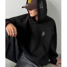 《JaVaジャバコラボ》ゆったり着られる大人カジュアル！ダンボール刺繍パーカー