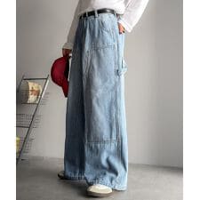 【Classical Origin】「遊び心満載。」ダブルニーワイドペインターデニム