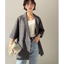 【Classical Evon】さらりと整う、余裕。リネンタッチジャケット（セットアップ可）