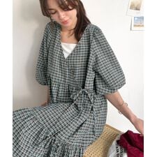マタニティワンピース classicalelf_official クラシカルエルフ Classical Elf 褒められワンピ マルチwayニット チュールワンピースセット セットアイテム ブラック チャコール - ファッション通販