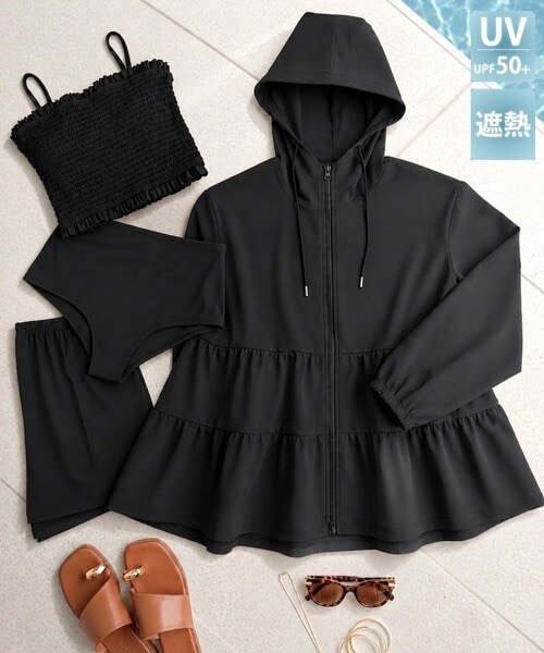 [�}���C]�y�ڐG�⊴�EUV�J�b�g�EUPF50�{�E�ՔM�@�\�t���z�e�B�A�[�h���b�V���K�[�h4�_�Z�b�g/�N���V�J���G���t�iClassical Elf�j �u���b�N