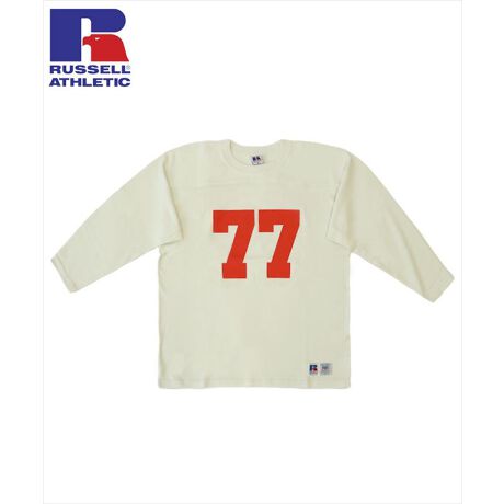 yRUSSELL ATHLETICzPRO COTTON Jersey Football 3/4 Sleeve Shirt [RCW-24024]1989NɃvX|[c̃AX[g̃[NAEgpɊJꂽAwPRO COTTONxW[W[B1980`1990NɓWJĂRUSSEL ATHLETIC̃x[VbNȃtbg{[EjtH[fBe[E\[Xɔf7̃tbg{[TVcBiRCW-24024[^:rsl406lt24024]