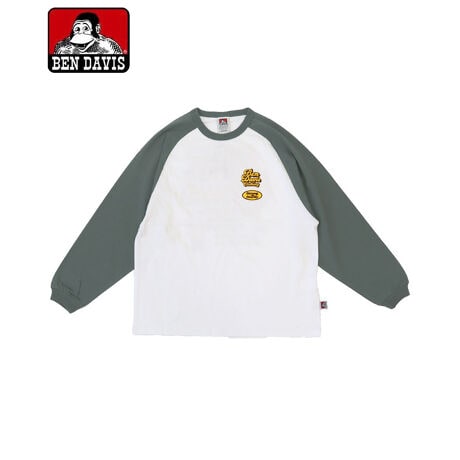 BEN DAVIS(x fCrX)2024'AW COLLECTIONuSHOP SIGN RAGLAN L/S TEEv70N㕗S𔭖Aƃo[vgŕ\OTBAJWɂXg[gɂ킹ACeB1ł͂ACi[ɂ劈ԈႢȂ̃ACełBiԍ24780033[^:ben408lt0033]