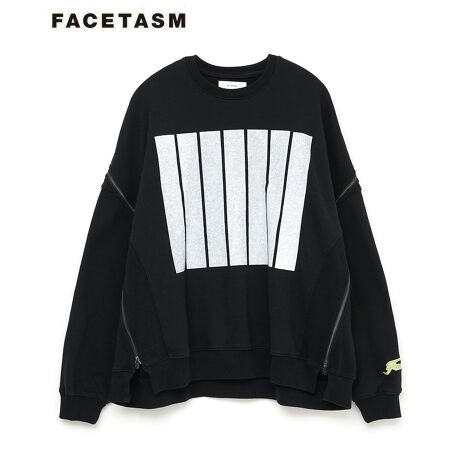 FACETASM(t@Zb^Y) 2024'AW COLLECTIONu7BARS ZIPPER SWEATvGɗǂRbgуXEFbgngpAN[lbNXEFbgBFACETASM炵7BARvgfUCobÑWbvfUCIBVGbǵAgLƂI[o[TCYVGbgBFACETASMtHghJقǗǂANZgɁBiԍKR-SW-U03[^:fct409swu03]