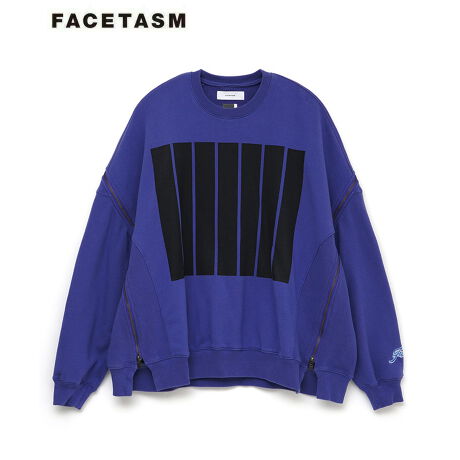 FACETASM(t@Zb^Y) 2024'AW COLLECTIONu7BARS ZIPPER SWEATvGɗǂRbgуXEFbgngpAN[lbNXEFbgBFACETASM炵7BARvgfUCobÑWbvfUCIBVGbǵAgLƂI[o[TCYVGbgBFACETASMtHghJقǗǂANZgɁBiԍKR-SW-U03[^:fct409swu03]