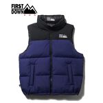 FIRST DOWN】BUBBLE DOWN VEST MICROFT [F742004] | マルイウェブチャネル