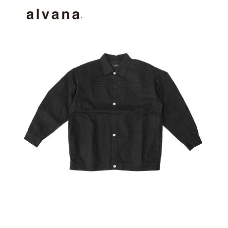 alvana(A@i) 2024'AW COLLECTIONuBHARAT DENIM JACKETvx̂ChȂgpfjfށBKxɃwr[ŉʂ镗AoX̎ꂽVBS̓IɃChȃVGbgATCh|PbgBiԍAFW-25020[^:alv410jk25020]