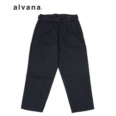 alvana(A@i) 2024'AW COLLECTIONuBHARAT DENIM TROUSERSvx̂ChȂgpfjfށBKxɃwr[ŉʂ镗AoX̎ꂽVBdl͌ÂtBbV[}pcx[XƂAS̓IɃ[YȃVGbgɂȂ܂BiԍAFW-25018[^:alv410pt25018]