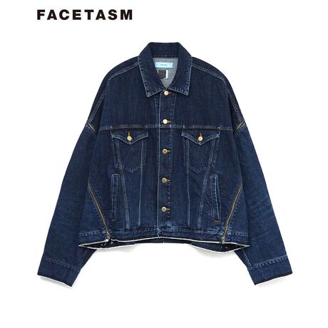 FACETASM(t@Zb^Y) 2024'AW COLLECTIONuZIPPER DENIM JACKETv肵ñfjngpAfjWPbgBFACETASM炵WbvfUCIBVGbǵAgLƂI[o[TCYVGbgBiԍKR-JK-M10[^:fct410jkm10]